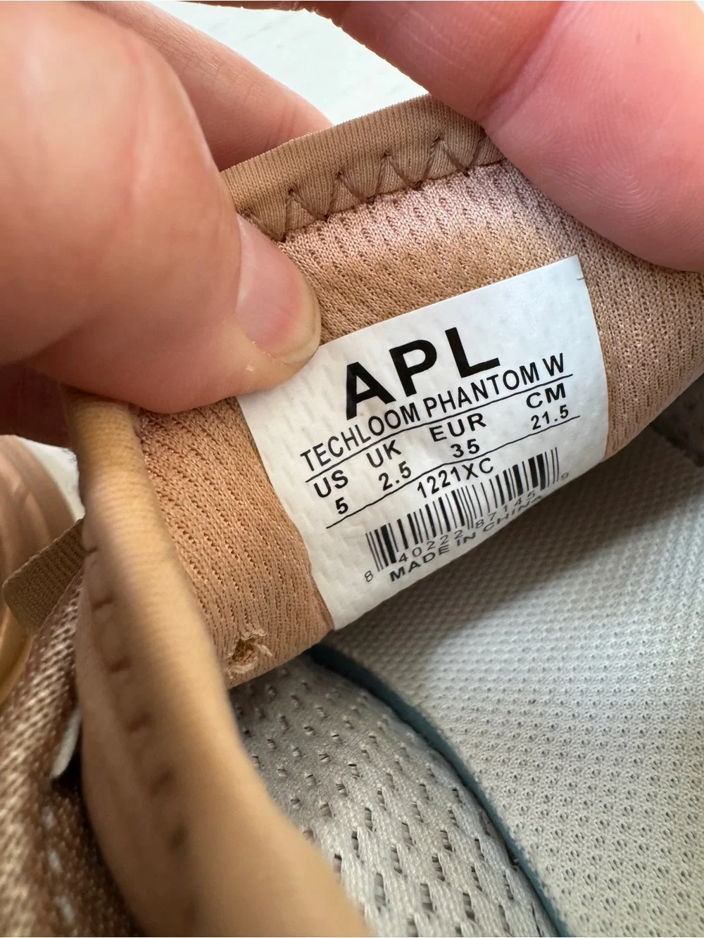 APL Rose Gold Techloom Phantom Sneakers Womens 5 Casual Running Shoes Comfort
